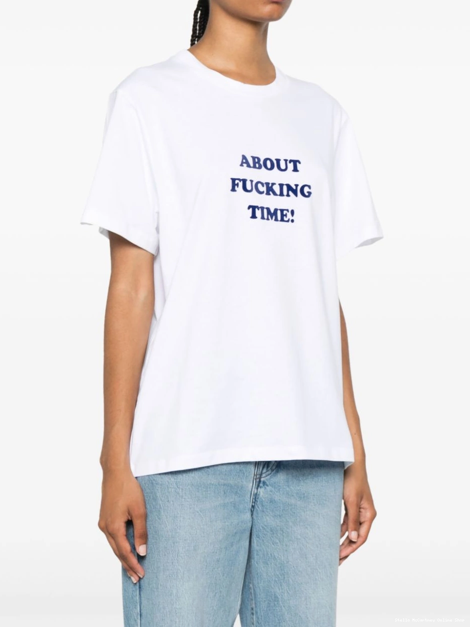 Affordable Stella Women T-shirt flocked-motif McCartney 0810
